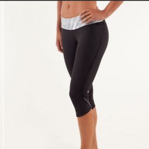 Lululemon run fast and free crop